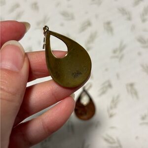 925 SLC Thailand gold plated sterling silver earrings